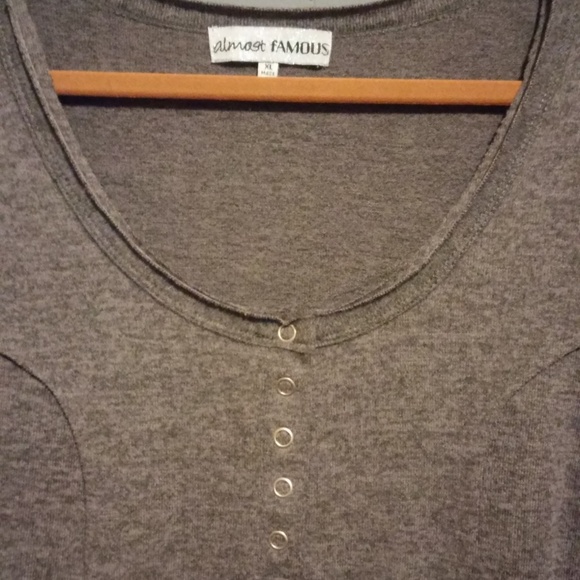 Almost Famous Henley Skater Dress - Picture 2 of 3